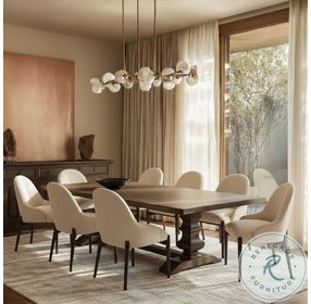 Glendale Beige Performance Fabric Dining Chair