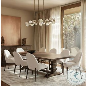 Emerson Dark Brown Extendable Rectangular Dining Table