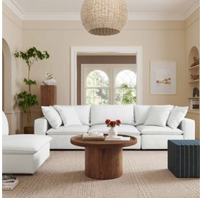 Cali Pearl Performance Fabric Modular Sofa