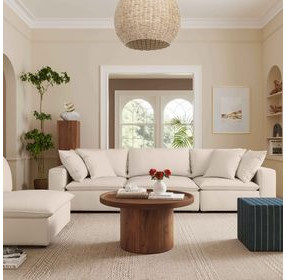 Cali Natural Performance Fabric Modular Sofa
