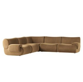 Zenith Latte Brown Modular L-Sectional