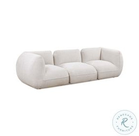 Arezza Stone White Basketweave Modular Sofa