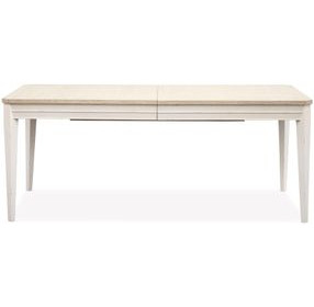 Echo Isles Sea Pearl and Driftwood 110" Extendable Rectangular Dining Table
