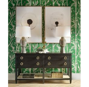 Richmond Black Oak 60" Console with 4 Drawers