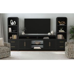 Woodridge Black 82" TV Stand