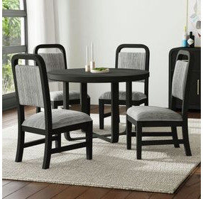 Woodridge Gray Upholstered Dining Side Chair Set of 2