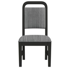 Woodridge Gray Upholstered Dining Side Chair Set of 2