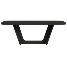 Woodridge Black 90" Rectangular Dining Table