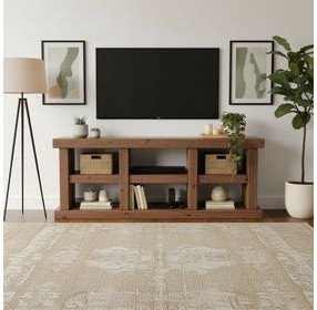 Sequoia Walnut 80" Rectangular Console Table