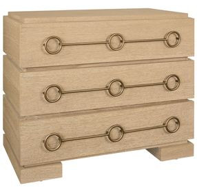 Roderick Cerused Oak 3 Drawer Chest