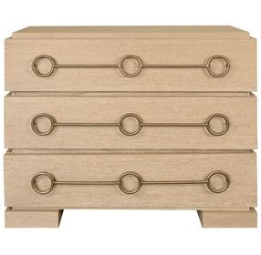 Roderick Cerused Oak 3 Drawer Chest