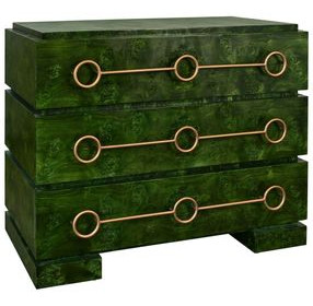 Roderick Emerald 3 Drawer Chest