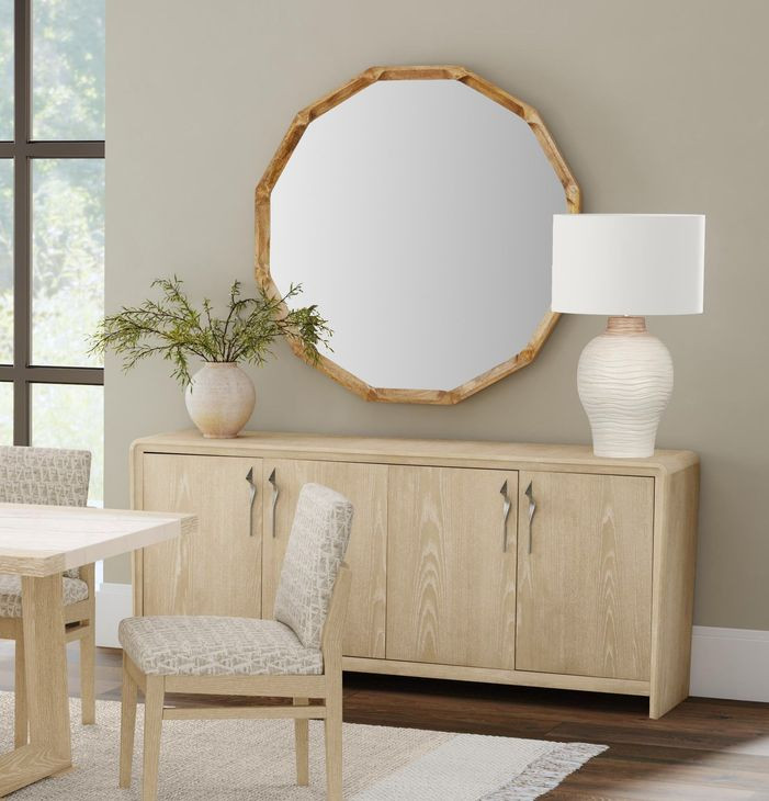 Trifecta Driftwood Cerused Oak 4 Door Server