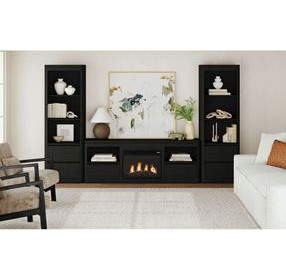 Camelot Black 71" TV Stand