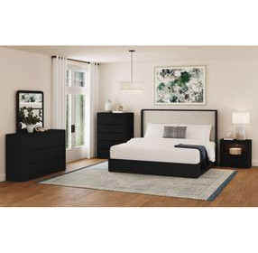 Camelot Black 5 Drawer Chest