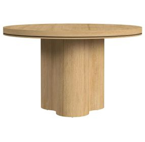 Camelot Natural Round Dining Room Set