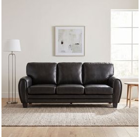 Rubin Black 85" Sofa