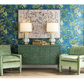 Rue Dyed Green 4 Door Buffet