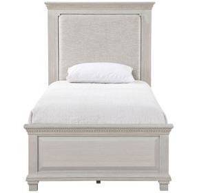 Silver Sands Gray Youth Upholstered Panel Bedroom Set