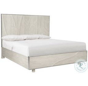 Alvarez Jicama and Shiny Nickel King Panel Bed