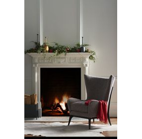 Whats New Pussycat Gray Upholstered Accent Chair