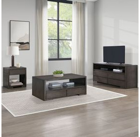 Evan Brown Rectangular Ocassional Table