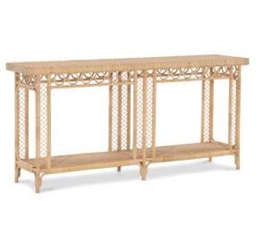 Commerce and Market Light Natural Rectangular Console Table