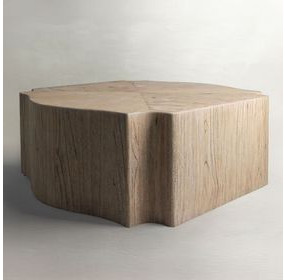 Ziya Light Blonde Free Form Cocktail Table