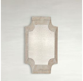 Farris White Arched Wall Mirror