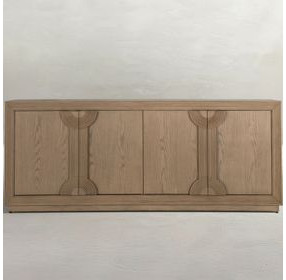 Aero Cerused Natural 4 Door Sideboard