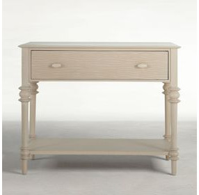 Anastasia Ceruse White Nightstand