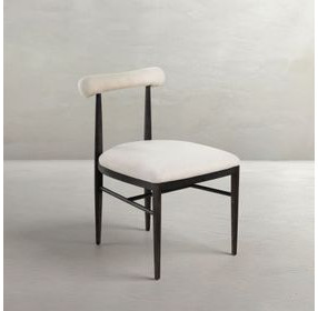 Vira White Performance Fabric Side Chair