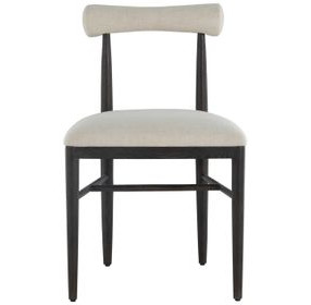 Vira White Performance Fabric Side Chair