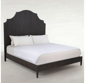 Princeton Cerused Forest Black King Panel Bed
