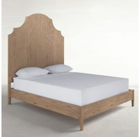 Princeton Cerused Natural Queen Panel Bed