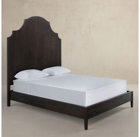 Princeton Cerused Forest Black Queen Panel Bed