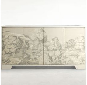 Daliyah Sesame White 4 Door Sideboard