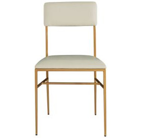 Taliyah White Upholstered Side Chair