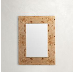 Saul Natural Rectangular Dresser Mirror