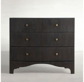 Princeton Cerused Forest Black 3 Drawer Chest