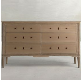 Linnea Blonde Natural 6 Drawer Dresser
