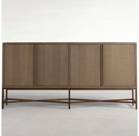 Carol Light Natural Blonde 4 Door Sideboard