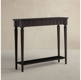 Peterson Dark Stained Oak Rectangular Small Console Table