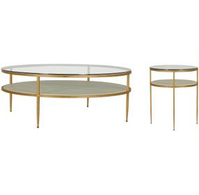 Constance White Occasional Table Set