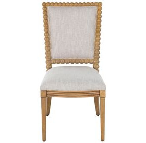 Knox Strai Sand Performance Fabric Dining Chair