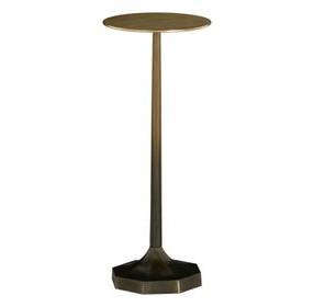 Ombre Faded Bronze Round Drink Table