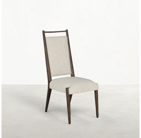 Highland Dusk and Sand Performance Fabric Upholstered Dining Side Chair