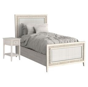 Grand Bermuda Whitewash Youth Panel Bedroom Set