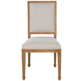 Danielle Pecan Performance Fabric Dining Chair
