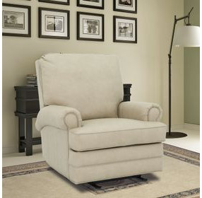 Scottie Cashmere Stone Leather Wall Hugger Power Recliner with USB Port